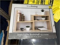 truliving stretchable bookshelf 22 x 13"