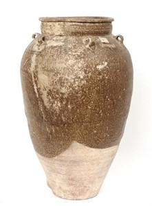 Large Ancient Drip Glazed Yuan Dynasty Jar, ex-Phi