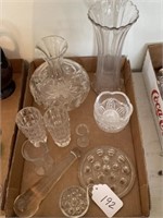 Flat of Assorted Glassware