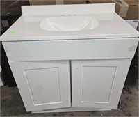 30" vanity (Damaged & needs repaired)