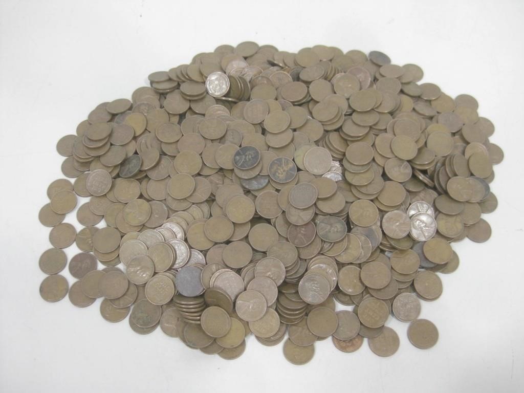 Lincoln Wheat Cents 6.75lbs