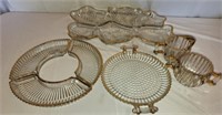 7pc of glass dishware