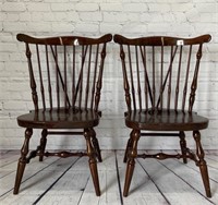 Pair of Ethan Allen Windsor Style Chair