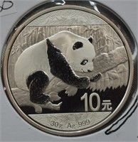2016 1oz .999 Silver China Panda