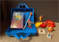 ‘88 Blue Plastic Lunchbox Full of Goodies
