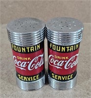 Coca-Cola Fountian Salt & Pepper Shakers