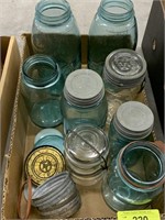 BL. CANNING JARS AND LIDS
