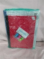 Set of 5 red folders,50 Pictures Quality Bond