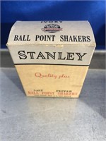 STANLEY BALL POINT SALT AND PEPPER SHAKERS