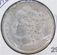 1896 Morgan Silver Dollar.