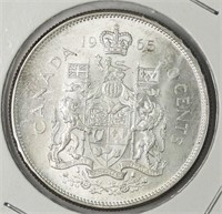 1965 Canada Silver 50 Cents