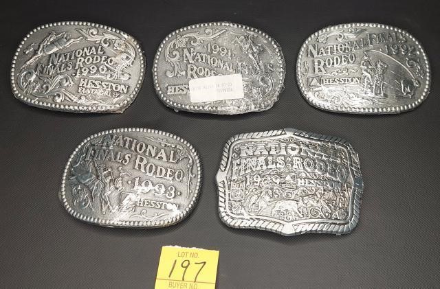 (50 Adult NFR Hesston Belt Buckles