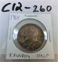 C12-260  1964 Kennedy half dollar 90% silver