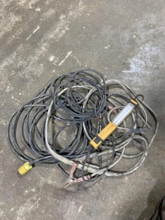 Extension cords and jumper cables