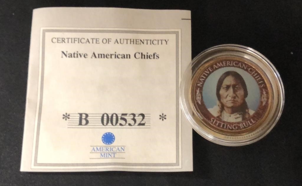 Native American Chief Sitting Bull