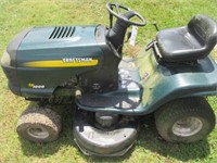 1613) Craftsman LT1000 mower 42"- not running