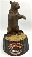 Grizzly Beer Canadian Lager Bear Display Stand