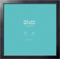 LaVie Home 24x24 Frame  Plexiglass  Black