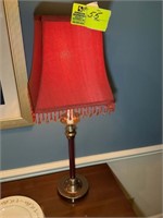 PAIR OF TALL TABLE OR BUFFET LAMPS APPROX 29 IN TA