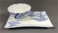 Japanese Rice Bowl & Sushi Plate