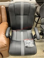 Leather style gaming chair MSRP $249 seam ripped