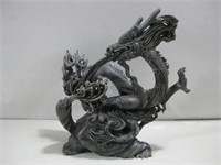 15.25" Stone Dragon Statue See Info