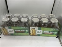 BALL HALF-GALLON MASON JARS