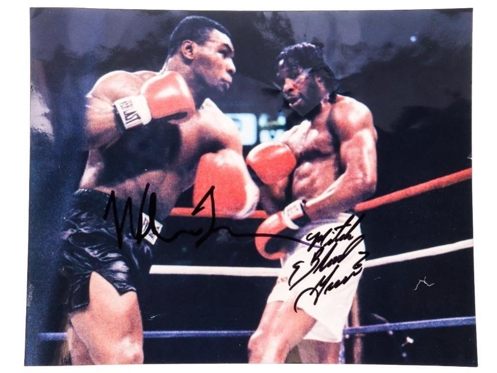 Boxing 8 x 10 Photo - Autographed "MIKE TYSON" C