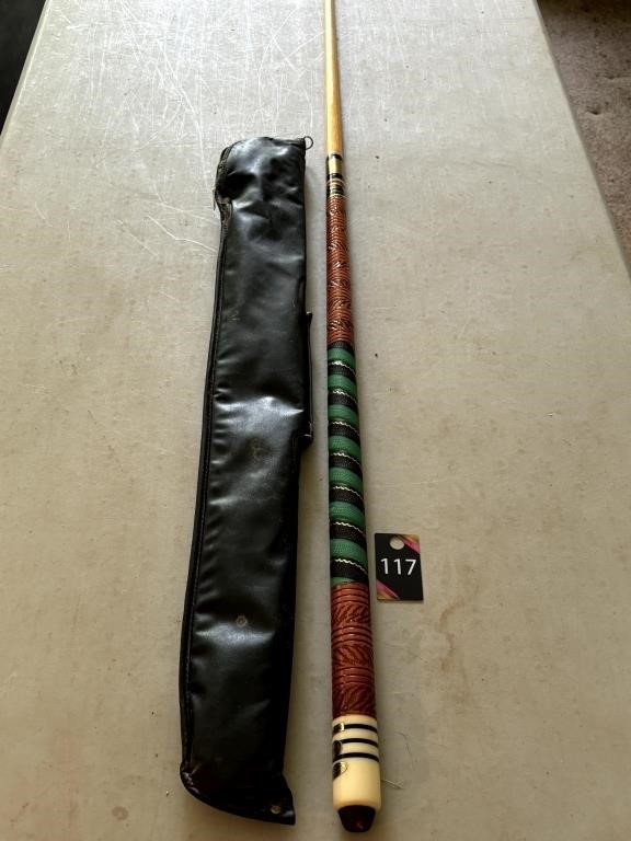 18oz Commanche Pool Stick with Case
