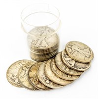 Coin 18 Walking Liberty Half Dollars--G-VF