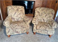 pair- Lazyboy chair-1 recliner, showing light wear