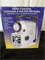 Multi-function tv, radio and flashlight