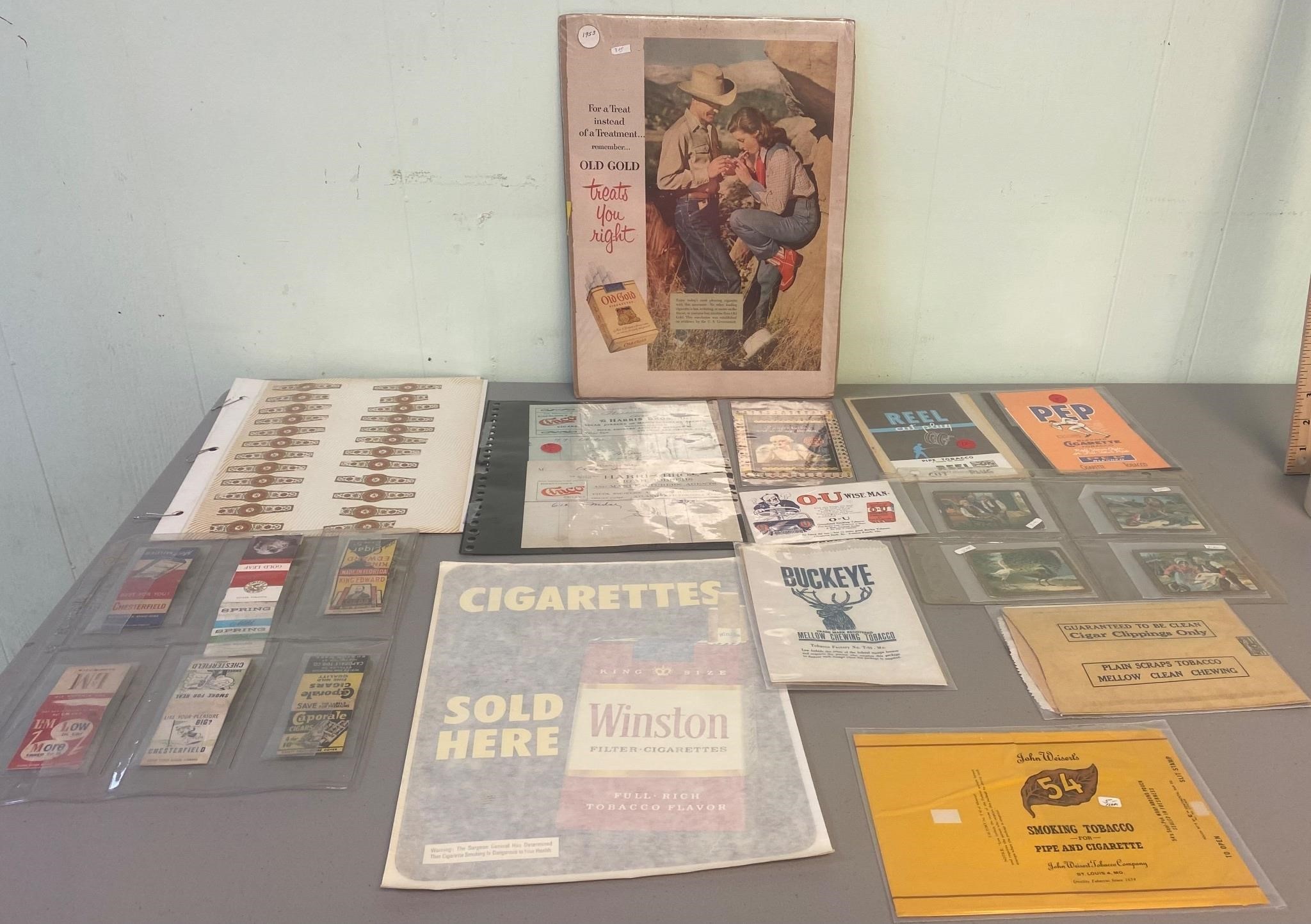 Vintage Tobacco Memorabilia