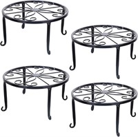 New  4 Pack 9" Metal Plant Stands