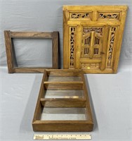 Wood Frame & Mirror Lot