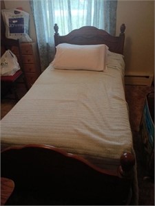 Twin Size Bed- Headboard, Footboard, Mattress, Box