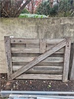 Rustic handmade driveway gates & hinges