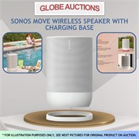 LOOK NEW SONOS MOVE SPEAKER W/CHARGE BASE(MSP:$500