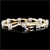 0.33ctw Diamond Bracelet in 14K Gold