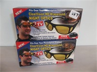 2 New Clear Vision HD  Night Optics  SunGlasses