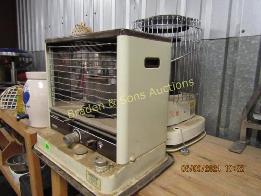 GROUP OF 2 USED HEATERS
