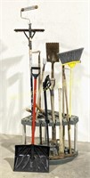 Plano Corner Tool Rack with Tools