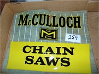 McCullogh Chain Saw Decal