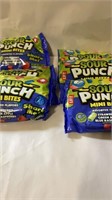LOT OF 6 SOUR PUNCH MINI BITES ASSORTED FLAVORS