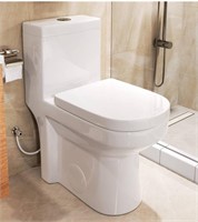 HOROW HWMT-8733 Small Compact One Piece Toilet