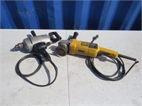 7" ANGLE GRINDER / ELECTRIC DRILL (BOTH WORKING)