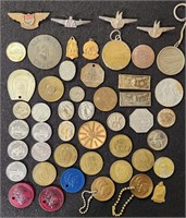 United AA Airlines Wings Ford Token Brothel Lot