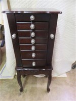 MAHOGANY JEWELRY STAND