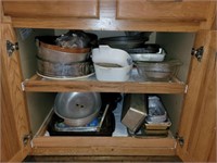 CONTENTS OF 2 CABINET SHELVES - MUST TAKE