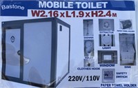 2022 Bastone 110V Portable Toilets w/Shower-Unused
